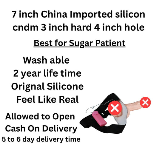 7 inch Belt Condom With Vibrator