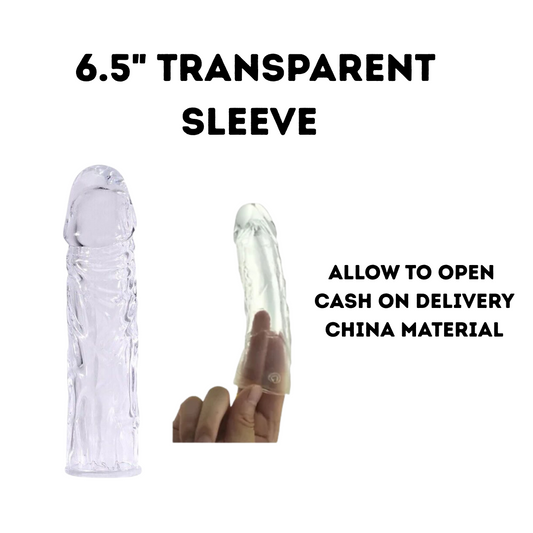 6.5'' Transparent Sleeve