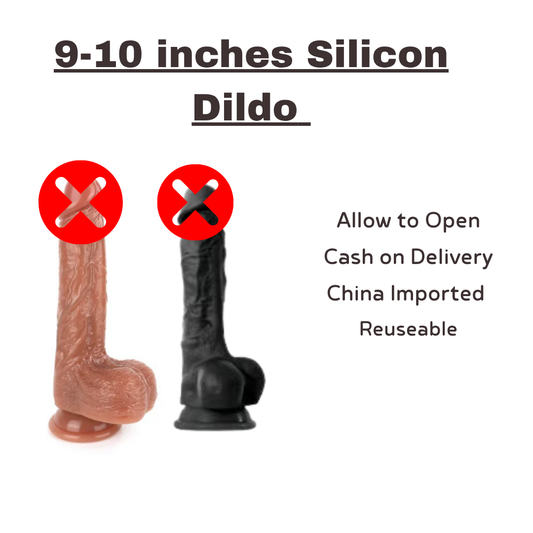 9 10 Inches Silicon Dildo