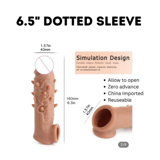 6.5" Dottedd Sleeve