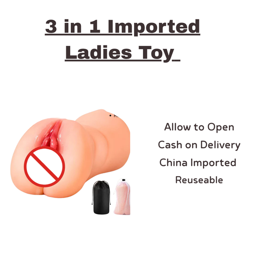 3 in 1 Silicon Ladies Toy